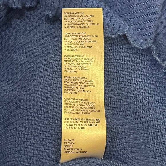 NWT Free People Prism Sweater Blue Bell Combo Size XS - Picture 11 of 12